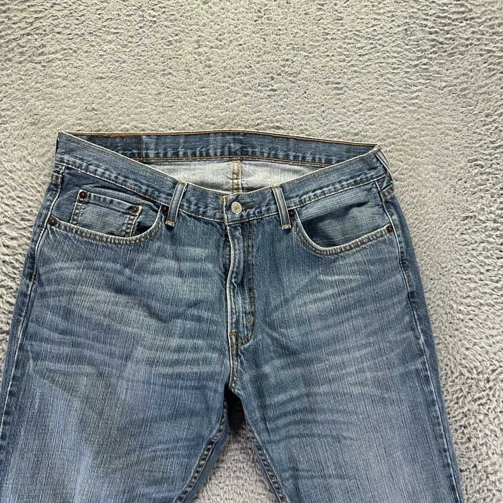 Levi's 559 Jeans Men's 36x32 Blue Cotton Denim Straight Faded Travel Workwear